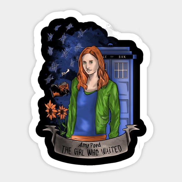 The girl WHO waited. Sticker by Pride98